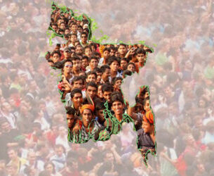 বাংলাদেশের মোট জনসংখ্যা ১৬ কোটি ৯৮ লাখ